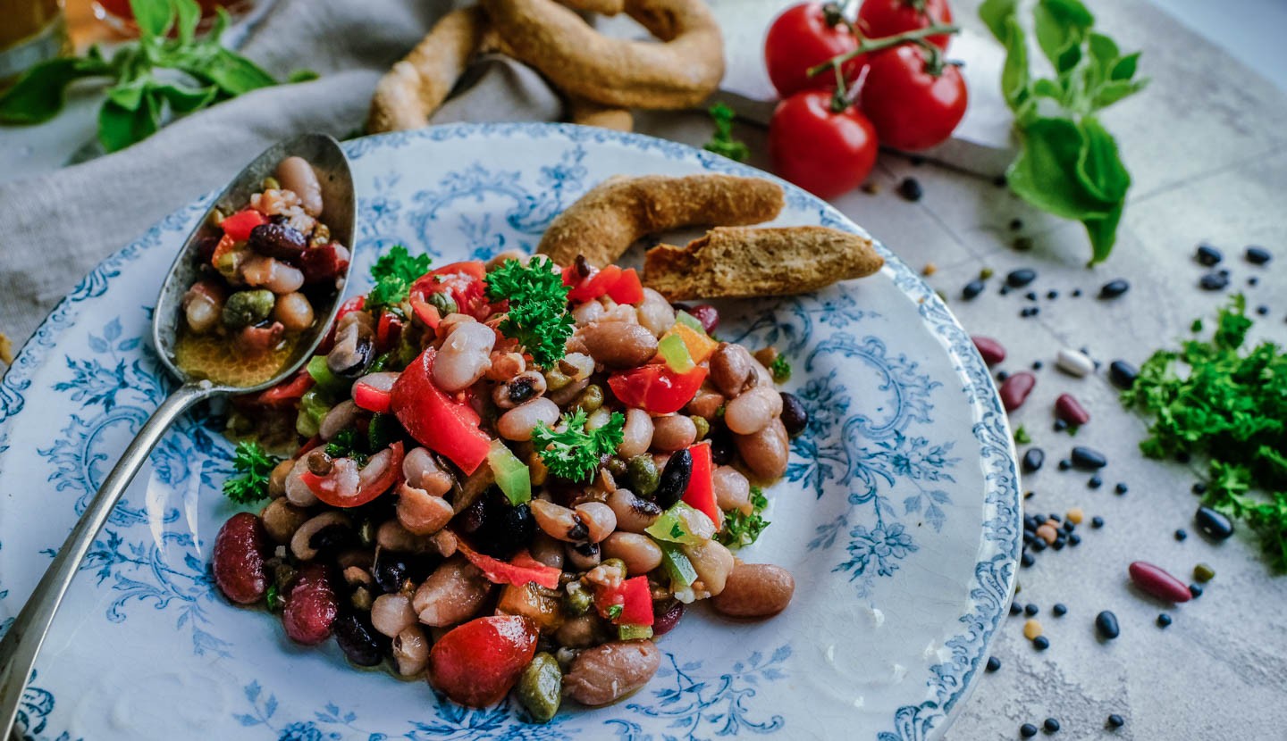 Mixed legume salad