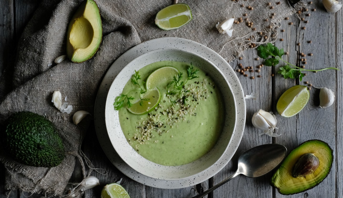 Cold Cucumber And Avocado Soup