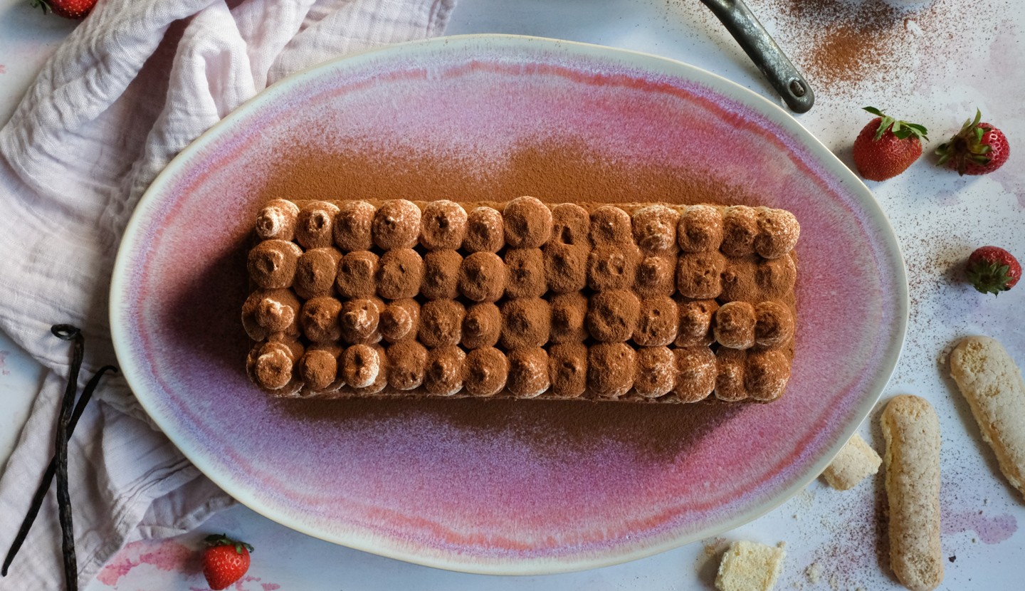 Tiramisu με φράουλες