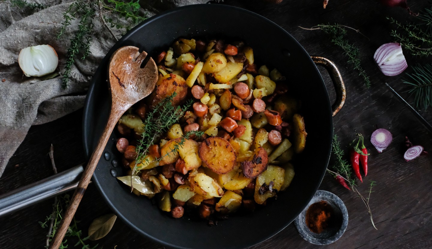 Bratkartoffeln - German pan fried potatoes