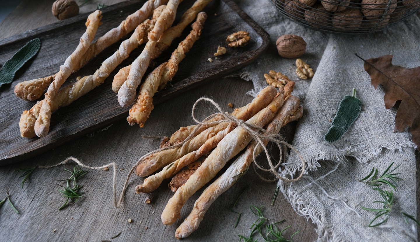 Sourdough Grissini breadsticks