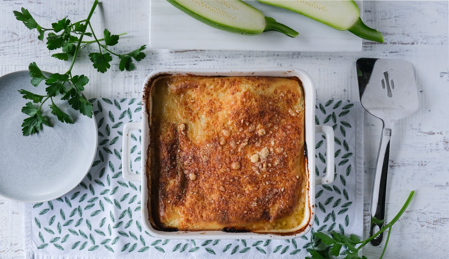 Zucchini au gratin