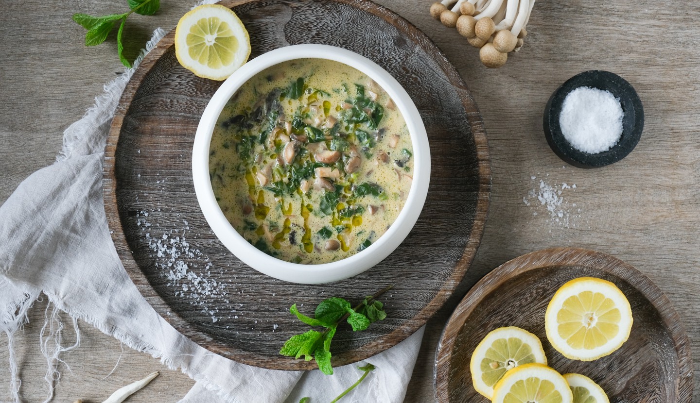 Vegetarian Magiritsa soup